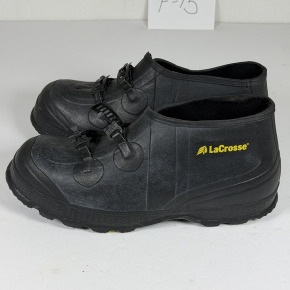 LaCrosse Men\'s Rubber Overshoes Galoshes Black Size 10 Storage F-15 main image 7